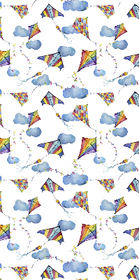 Fabric roller blind Colorful kites