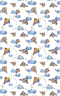 Fabric roller blind Colorful kites