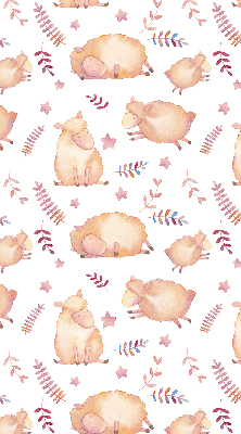 Fabric roller blind Sheep among the stars