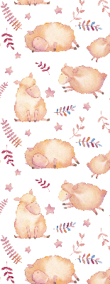 Fabric roller blind Sheep among the stars