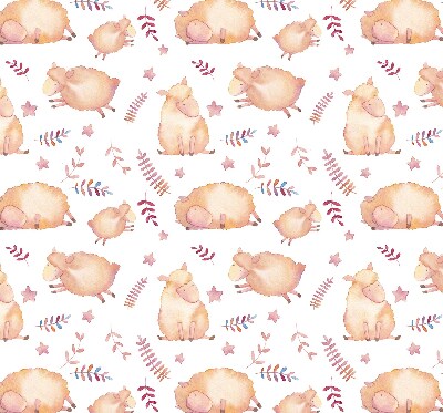 Fabric roller blind Sheep among the stars