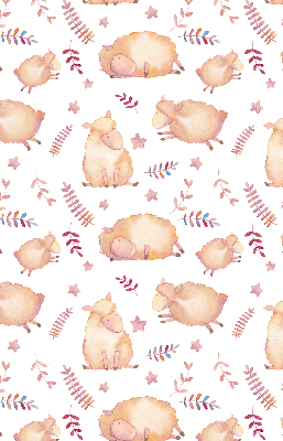Fabric roller blind Sheep among the stars