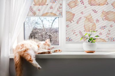Fabric roller blind Sheep among the stars