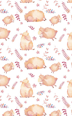 Fabric roller blind Sheep among the stars