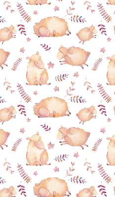 Fabric roller blind Sheep among the stars