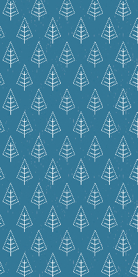 Modern roller blind Trees in the rain