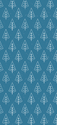 Modern roller blind Trees in the rain
