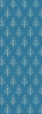 Modern roller blind Trees in the rain