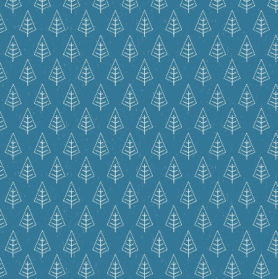Modern roller blind Trees in the rain