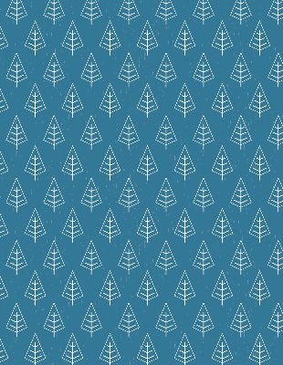 Modern roller blind Trees in the rain