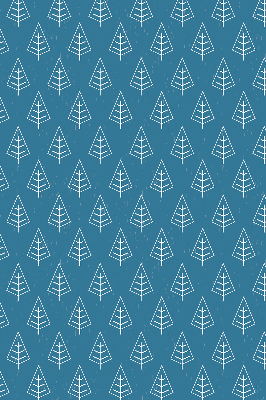 Modern roller blind Trees in the rain