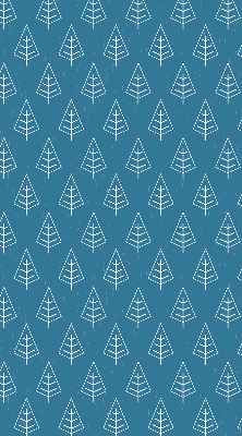 Modern roller blind Trees in the rain