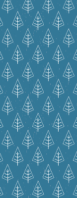 Modern roller blind Trees in the rain