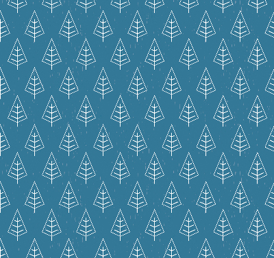 Modern roller blind Trees in the rain