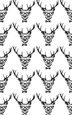 Roller blind for large window Reindeer with glasses