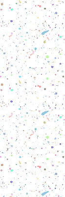 Modern roller blind Paint stains