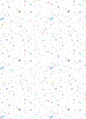 Modern roller blind Paint stains