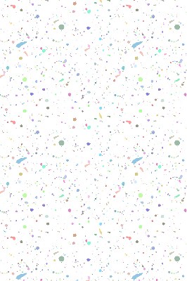 Modern roller blind Paint stains