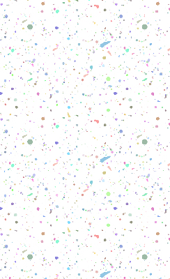 Modern roller blind Paint stains