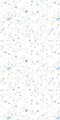 Modern roller blind Paint stains