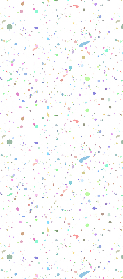 Modern roller blind Paint stains