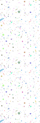 Modern roller blind Paint stains