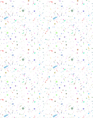 Modern roller blind Paint stains