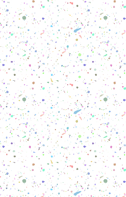 Modern roller blind Paint stains