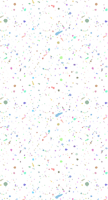 Modern roller blind Paint stains