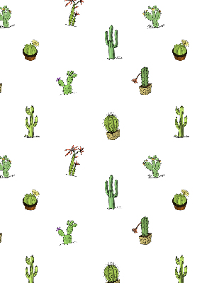 Roller blind for large window Cacti