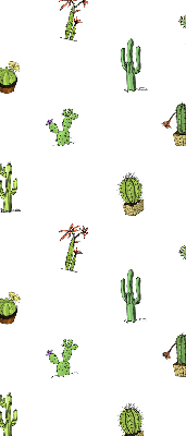 Roller blind for large window Cacti