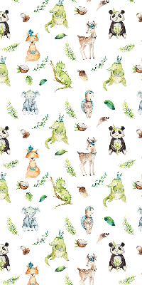 Roller blind for large window Animals and plants