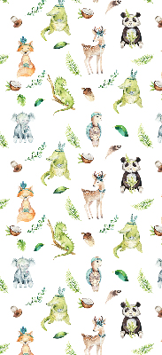 Roller blind for large window Animals and plants