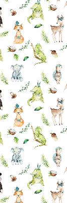 Roller blind for large window Animals and plants