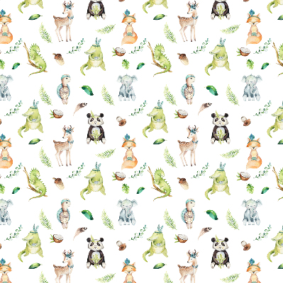 Roller blind for large window Animals and plants