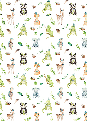 Roller blind for large window Animals and plants