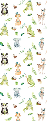Roller blind for large window Animals and plants