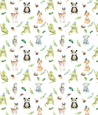 Roller blind for large window Animals and plants