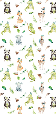 Roller blind for large window Animals and plants