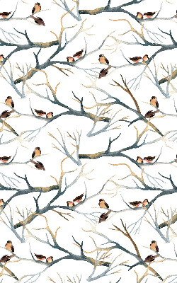 Fabric roller blind Birds on a tree