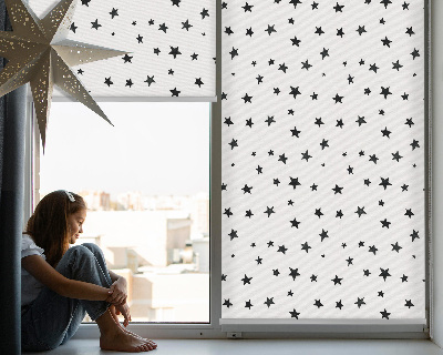 Modern roller blind Stars