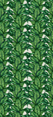 Fabric roller blind Green leaves