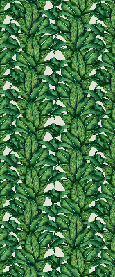 Fabric roller blind Green leaves
