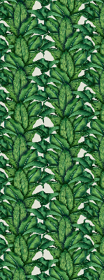 Fabric roller blind Green leaves
