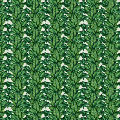 Fabric roller blind Green leaves