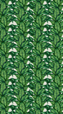 Fabric roller blind Green leaves