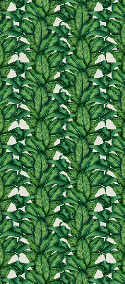 Fabric roller blind Green leaves