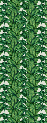 Fabric roller blind Green leaves