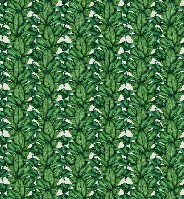 Fabric roller blind Green leaves