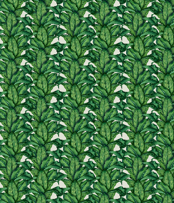 Fabric roller blind Green leaves